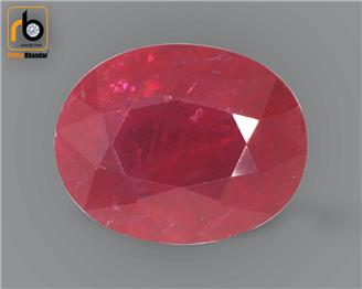 NATURAL RUBY (MANAK) (HEATED & TREATED) (MH) 1.91 CRT ( 29329 )